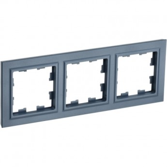 Рамка 3-местная IEK BRITE РУ-3-БрМ маренго - BR-M32-K35 Рамка 3-местная IEK BRITE РУ-3-БрМ маренго - BR-M32-K35
